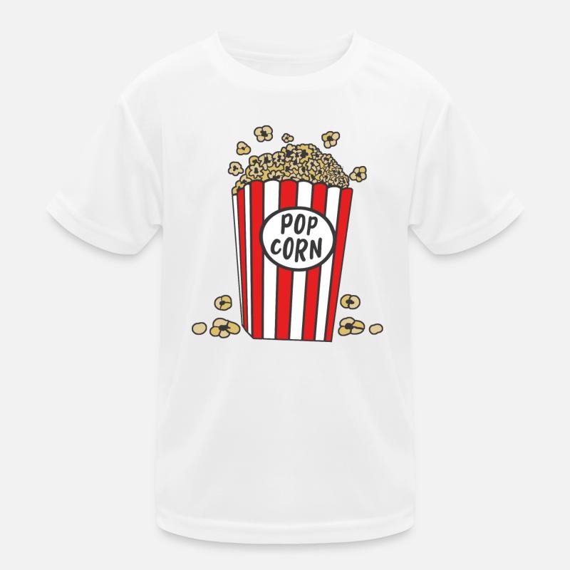 Popcorn Kinder Funktions-T-Shirt