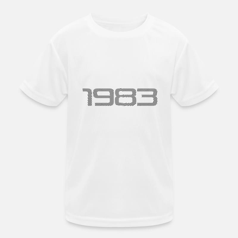 1983 né T-shirt sport Enfant