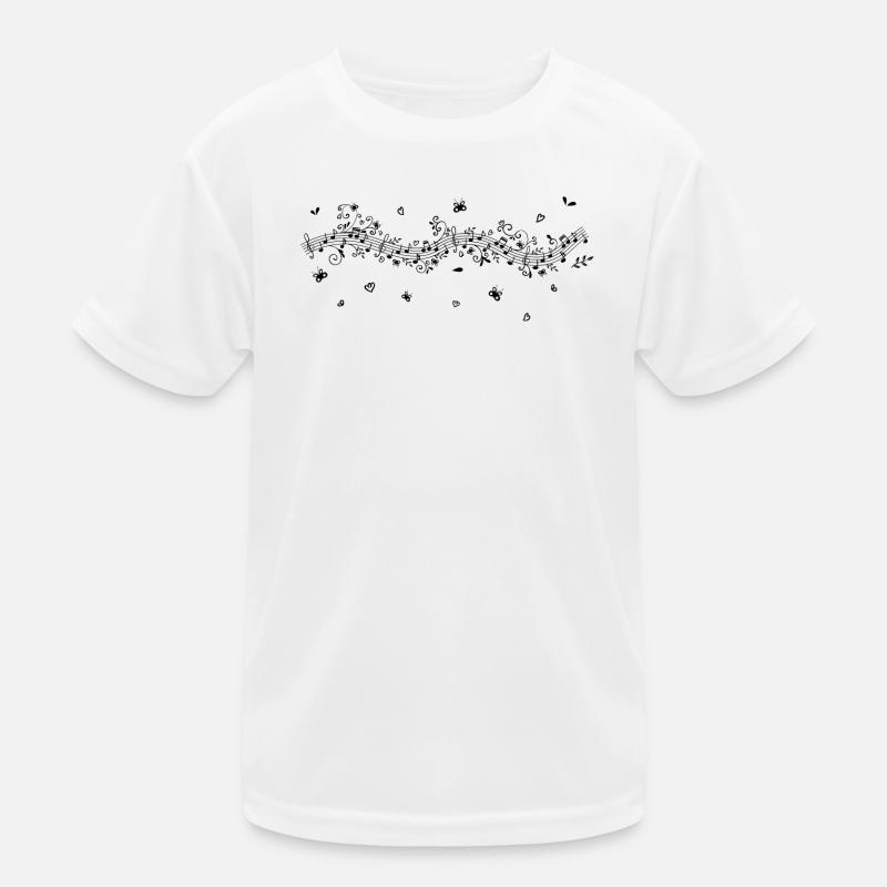 Musical notes Kids Functional T-Shirt