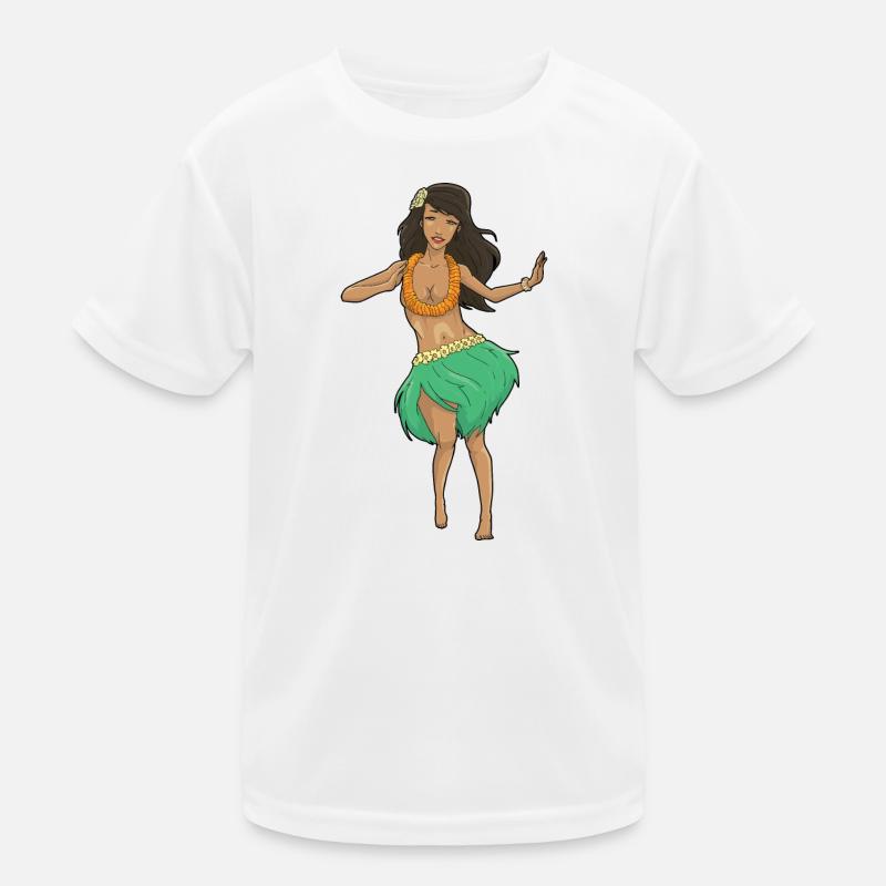 Hula Dancer Kids Functional T-Shirt