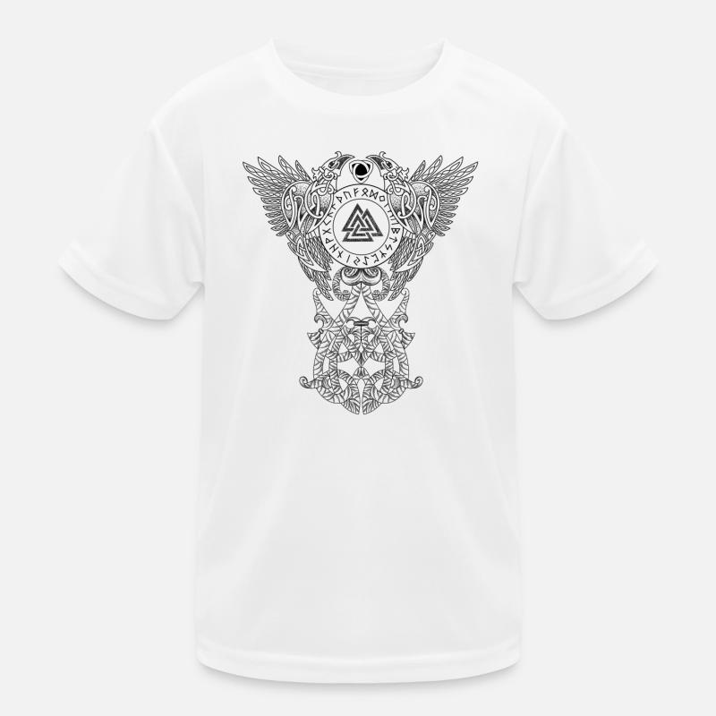 This tree of Odin's ravens Kids Functional T-Shirt