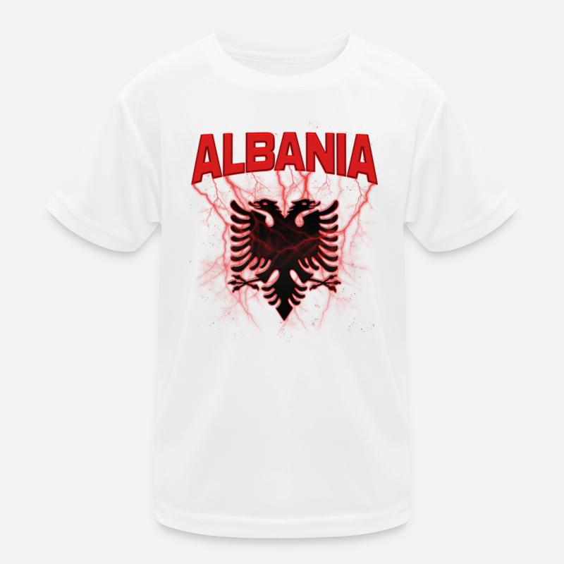 Albanian eagle Kids Functional T-Shirt