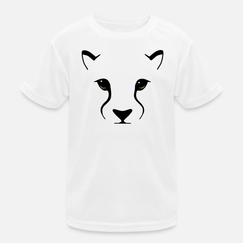 Raubkatzenblick – Eleganz mit Biss Kinder Funktions-T-Shirt