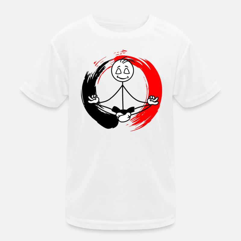 Zen meditation Kids Functional T-Shirt