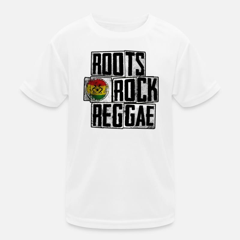 Roots Rock Reggae Design T-shirt sport Enfant