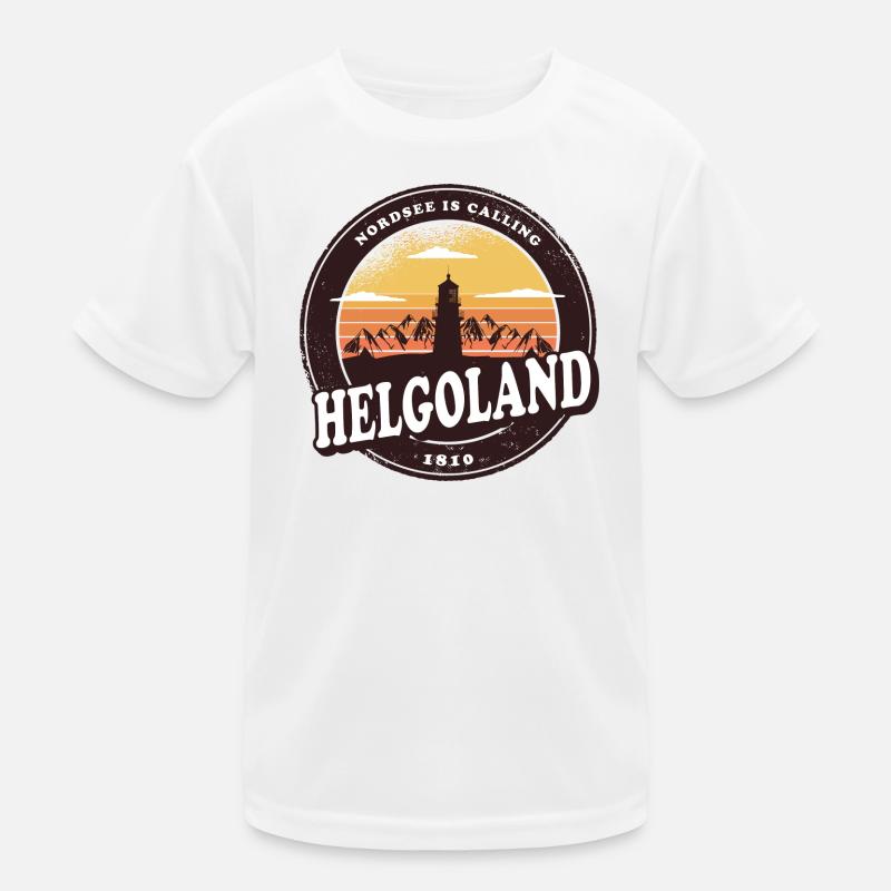 Helgoland Sunset Design / Gift Idea Kids Functional T-Shirt