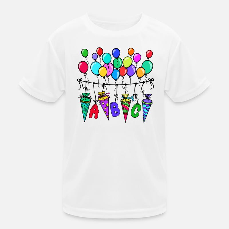 Schule Schultag Schulanfang Schulstart Lernen Kinder Funktions-T-Shirt