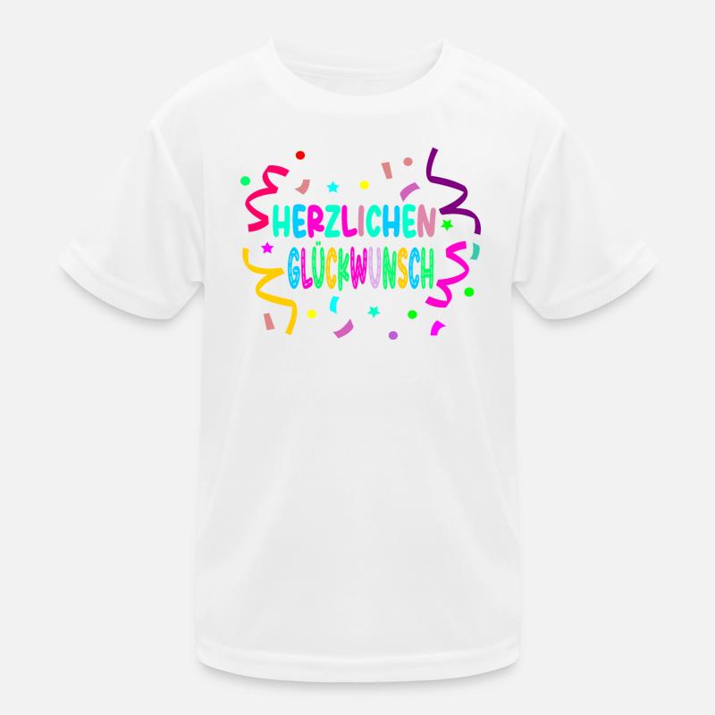 Congratulations - Confetti Kids Functional T-Shirt