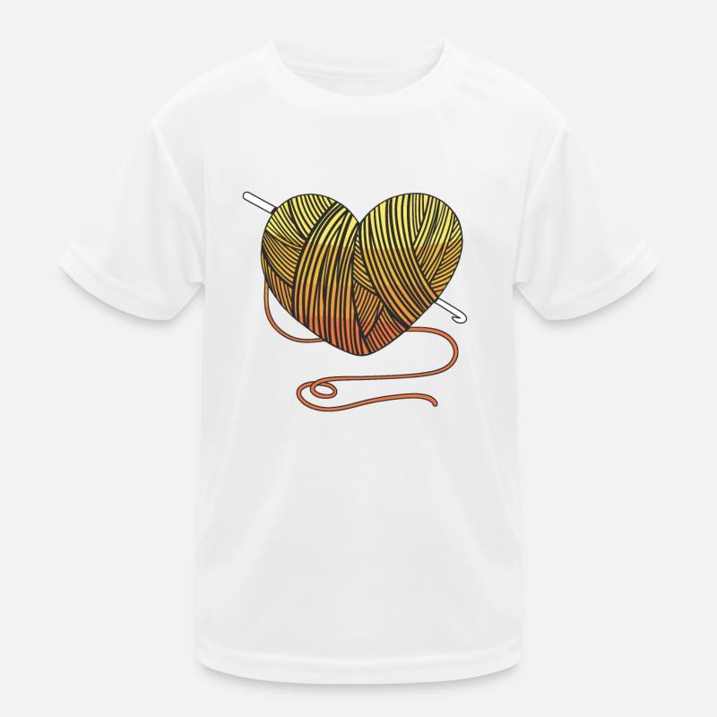 Handmade Crochet Wool Kids Functional T-Shirt