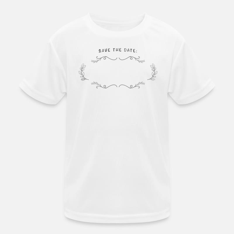 SAVE THE DATE | Champ vide à étiqueter T-shirt sport Enfant