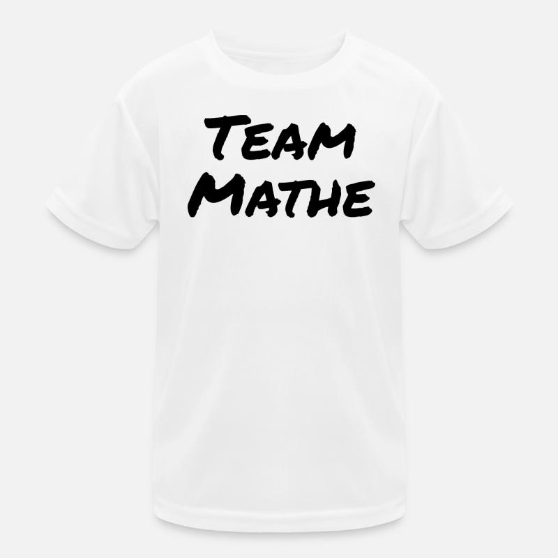Team Mathe Kinder Funktions-T-Shirt