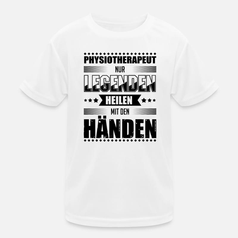 Physiotherapeut Geschenkideen Kinder Funktions-T-Shirt