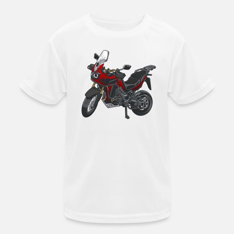 Africa Twin Enduro - solo red Kids Functional T-Shirt