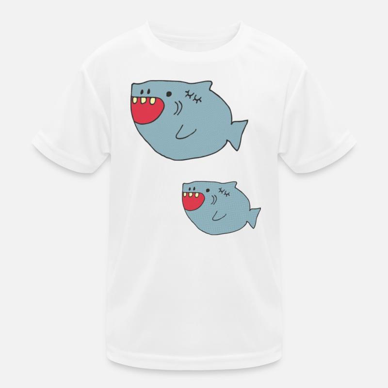 requin père et fils T-shirt sport Enfant