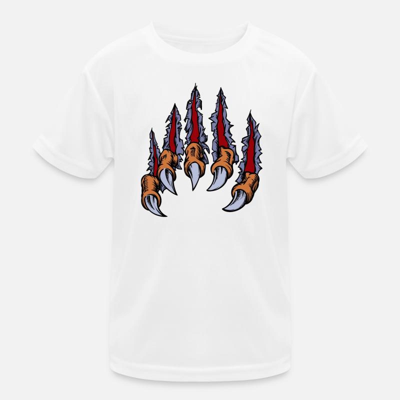 Tier Krallen Kinder Funktions-T-Shirt