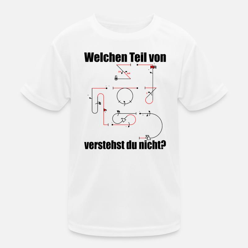 Aresti Symbole Kunstflug Programm Modellpilot Kinder Funktions-T-Shirt