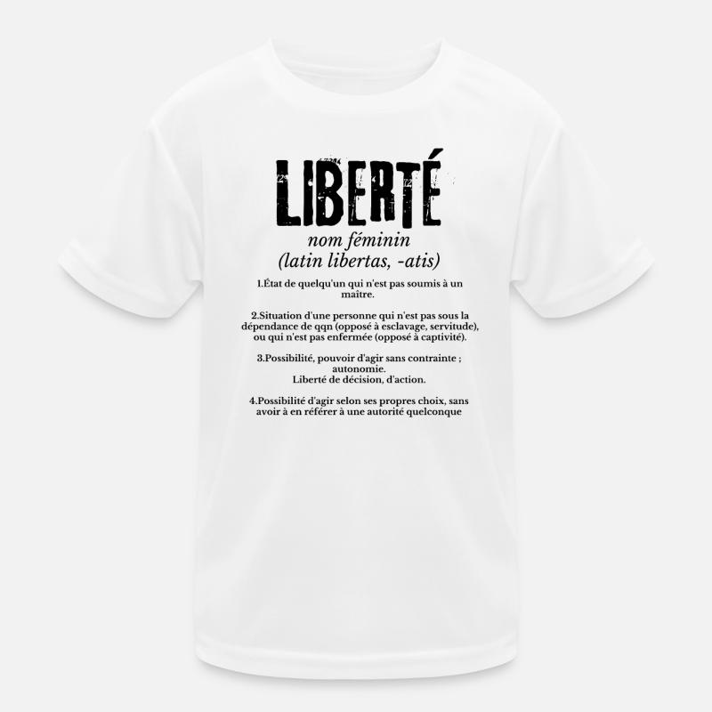 Liberté T-shirt sport Enfant