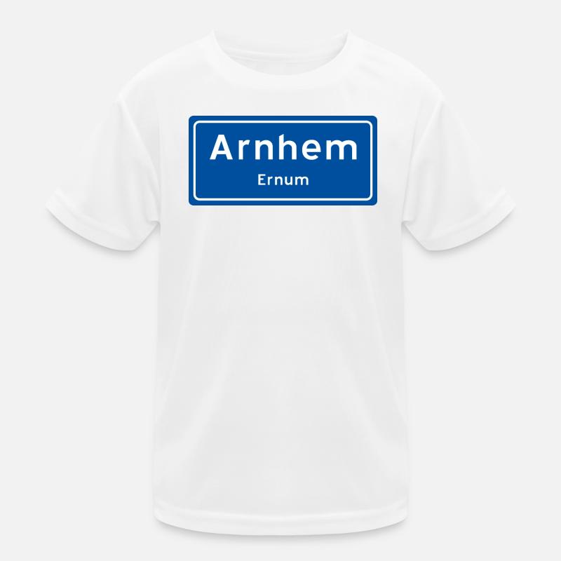 Arnheim Ortsschild Kinder Funktions-T-Shirt