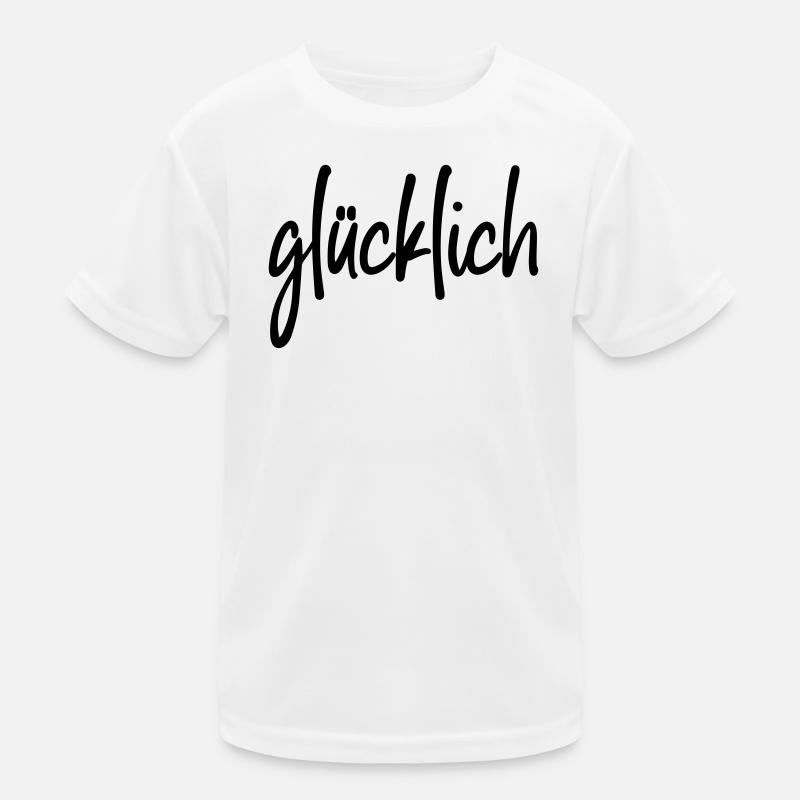 glücklich Kinder Funktions-T-Shirt