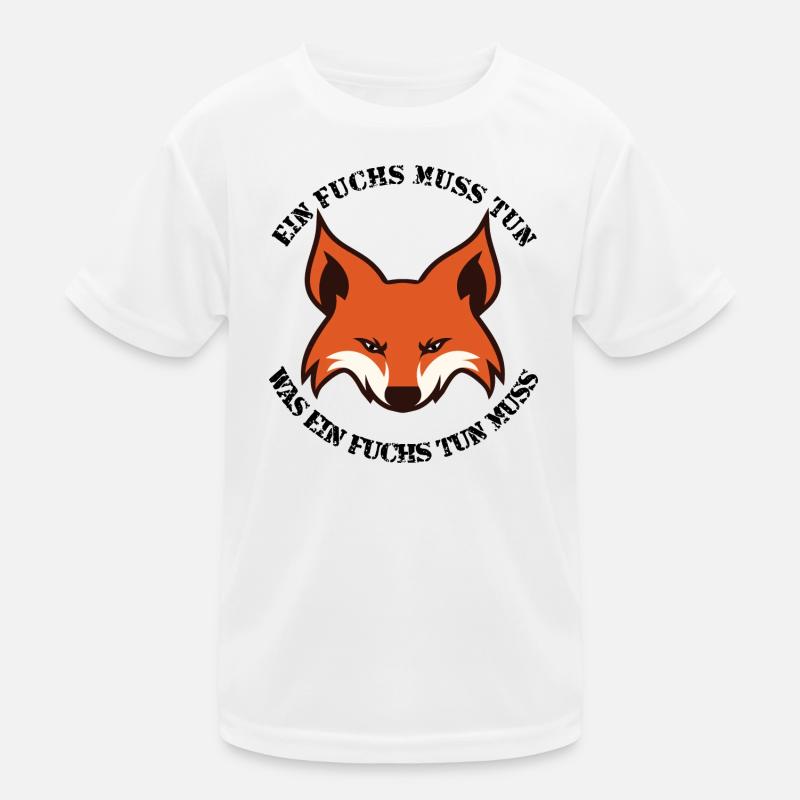 Ein Fuchs muss tun, was ein Fuchs tun muss Kinder Funktions-T-Shirt