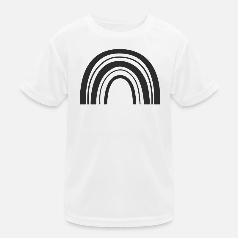 Arc-en-ciel T-shirt sport Enfant