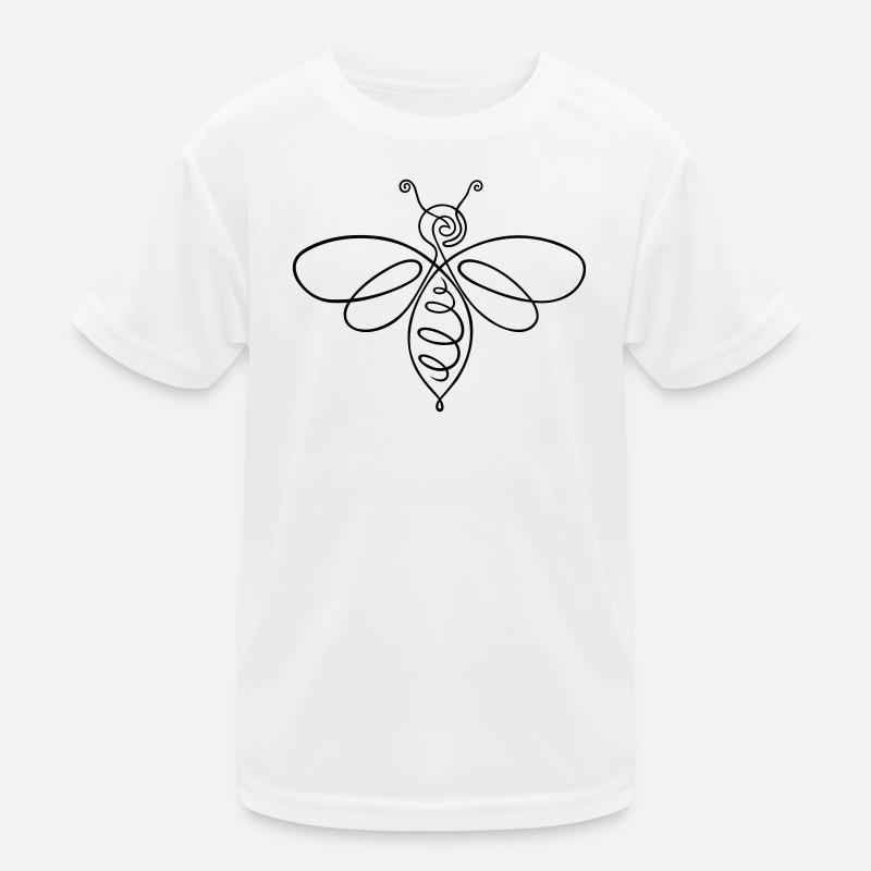 Biene Bienchen One Line Kinder Funktions-T-Shirt