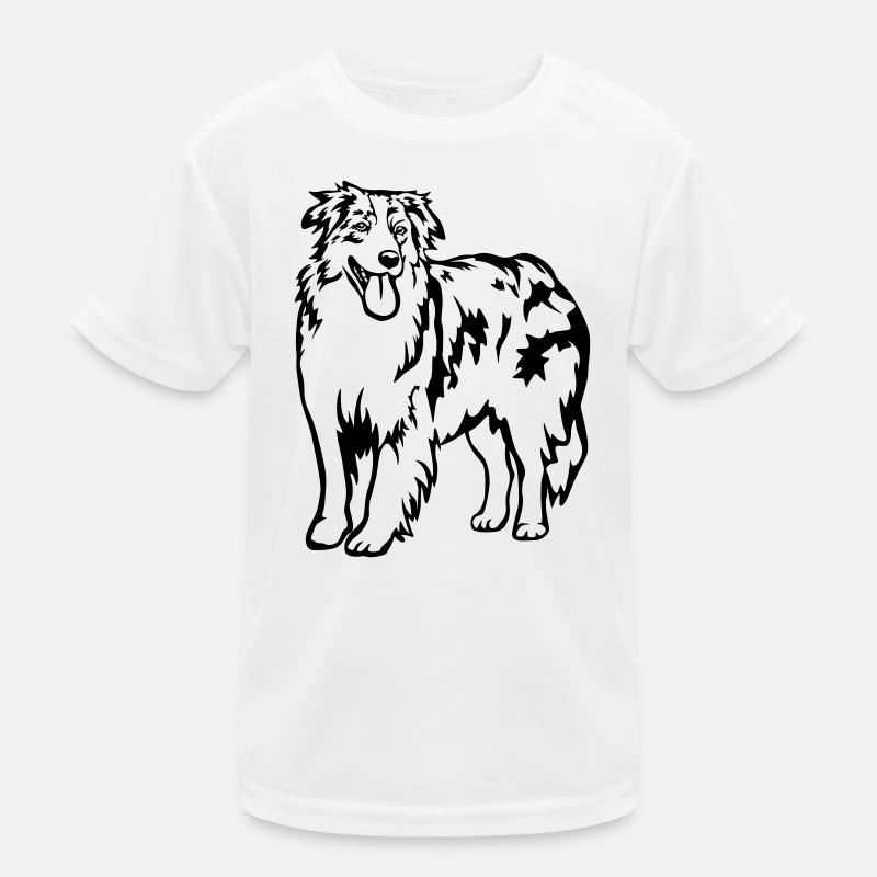 Australian Shepherd Kinder Funktions-T-Shirt