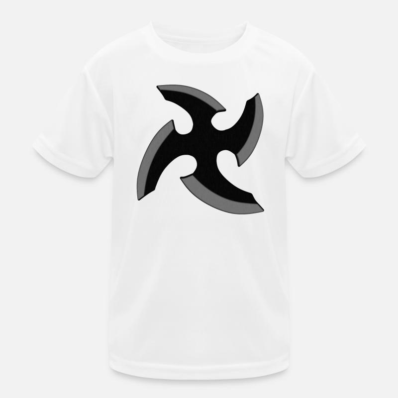 Ninja Stern Kinder Funktions-T-Shirt