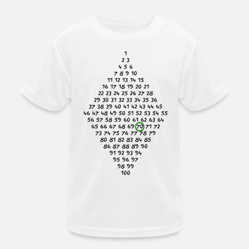 70. Geburtstag Kinder Funktions-T-Shirt