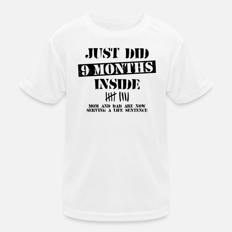 9 Monate innen Kinder Funktions-T-Shirt