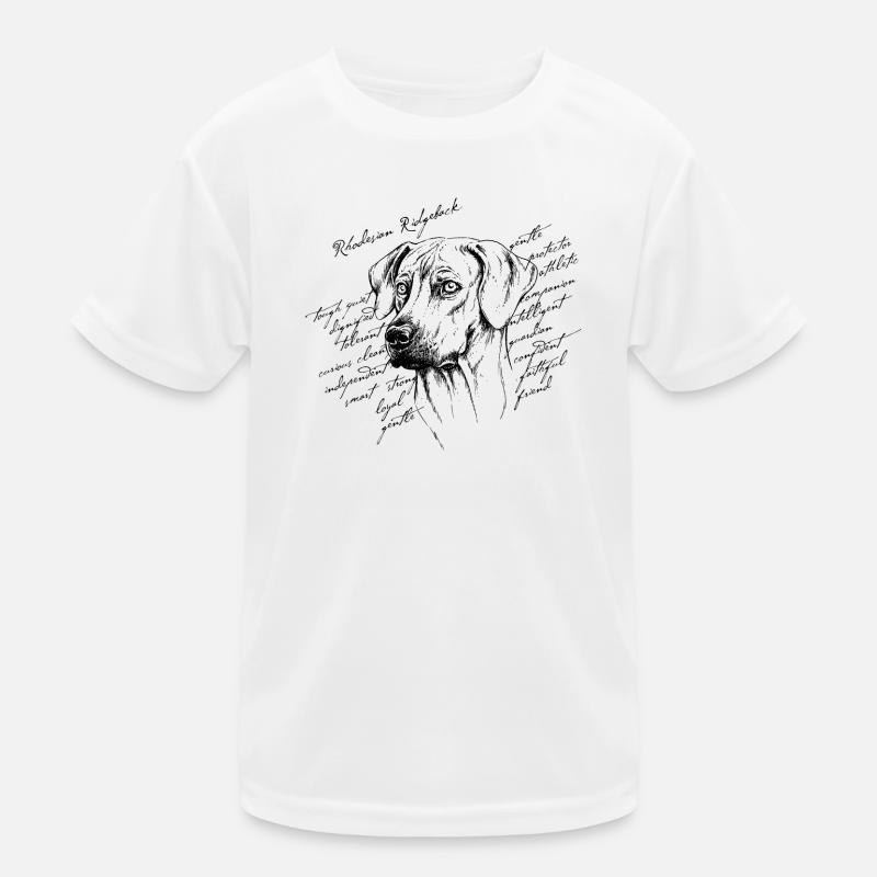 Rhodesian Ridgeback Kids Functional T-Shirt