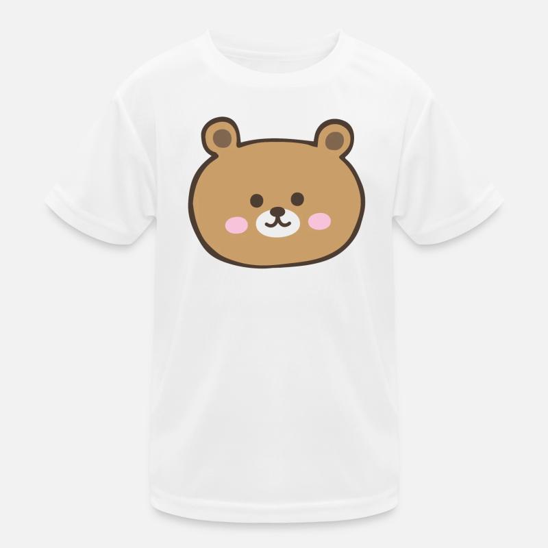 Bear Face Kids Functional T-Shirt