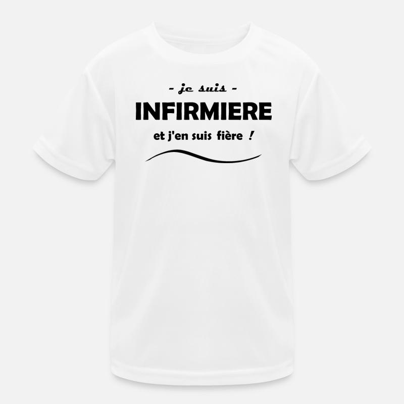 je suis infirmière T-shirt sport Enfant