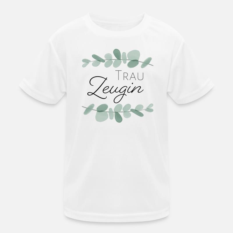 Trauzeugin Eukalyptus Kinder Funktions-T-Shirt