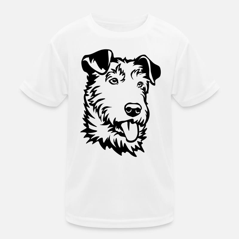 Irish Terrier Kopf Kinder Funktions-T-Shirt