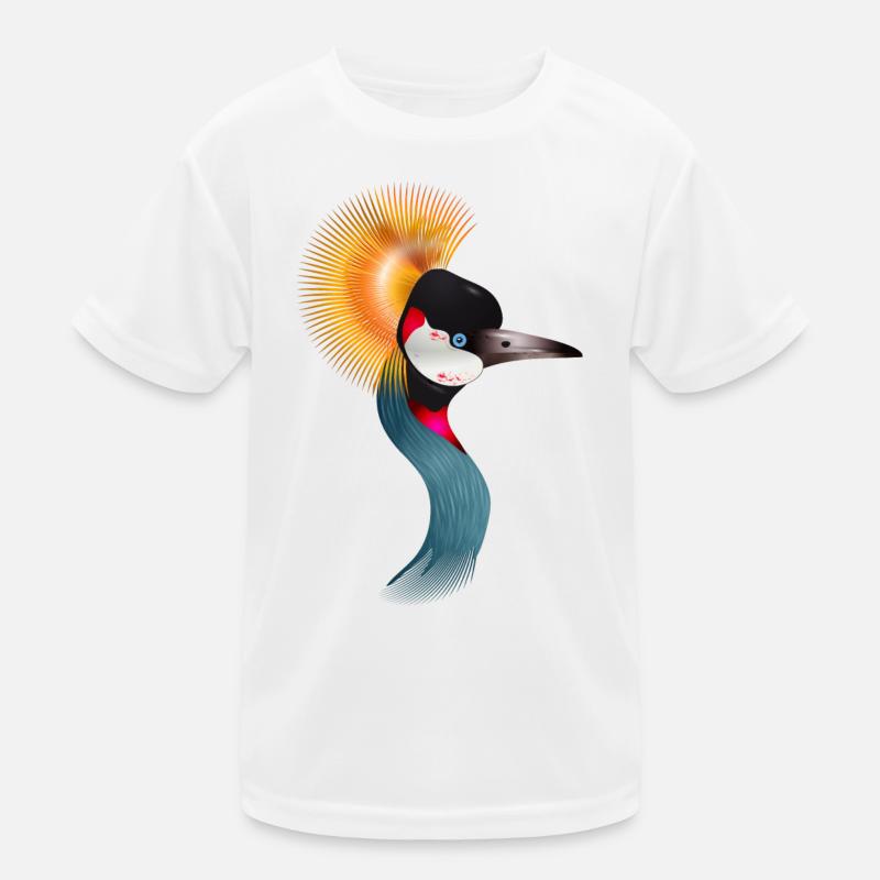 grue de couronne esthétiquement dessinée T-shirt sport Enfant