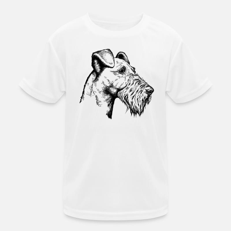 Irish Terrier Portrait Kinder Funktions-T-Shirt