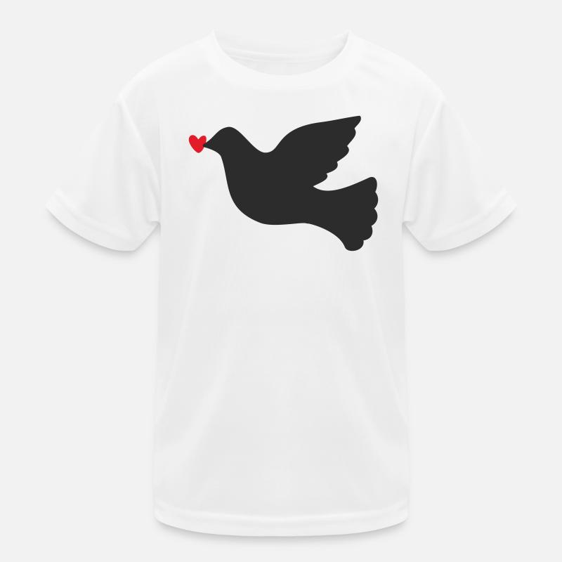 Friedenstaube Friede Freiheit Kinder Funktions-T-Shirt