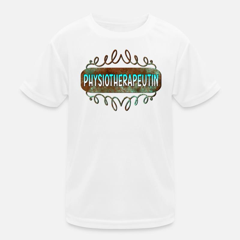 Physiotherapeutin Kinder Funktions-T-Shirt
