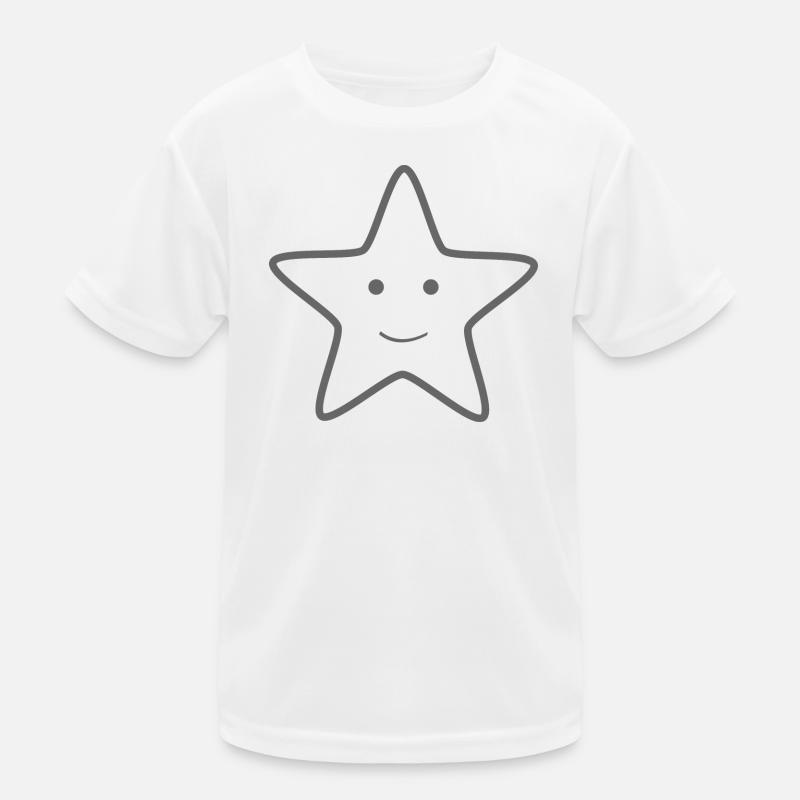 smiling star Kids Functional T-Shirt