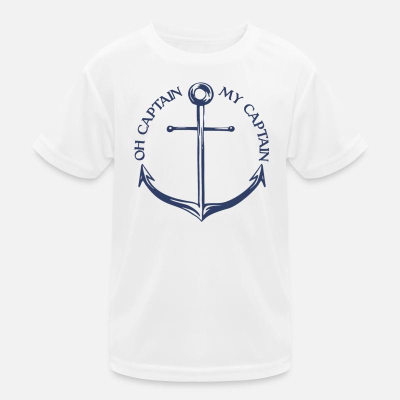 Oh Captain My Captain Kids Functional T-Shirt