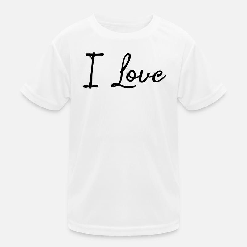 Liberté d’expression Paix Amour Déclaration Émotions T-shirt sport Enfant