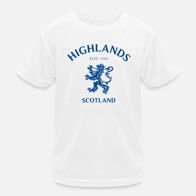 HIGHLANDS Schottland Écosse T-shirt sport Enfant