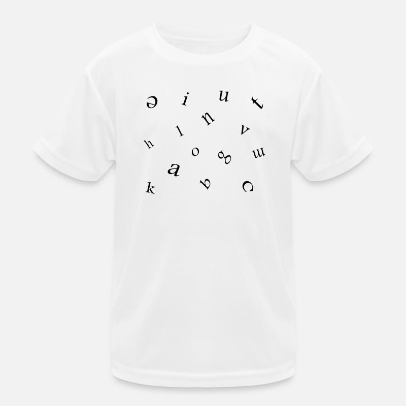 Letters Kids Functional T-Shirt