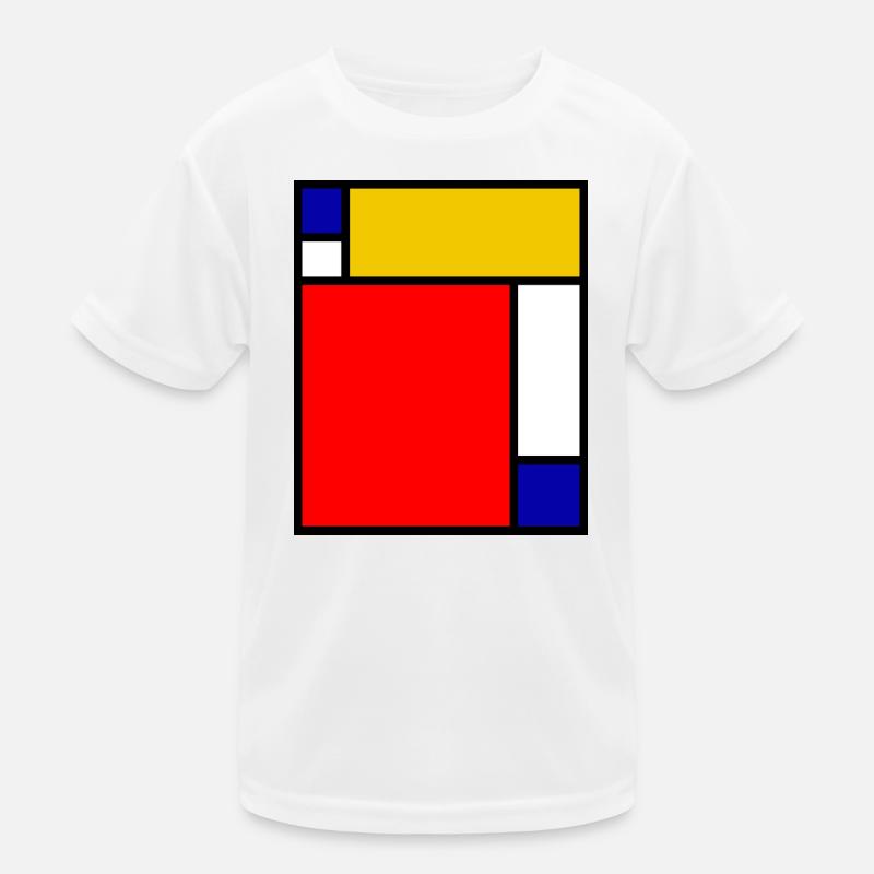 Mondrian 4 Kids Functional T-Shirt