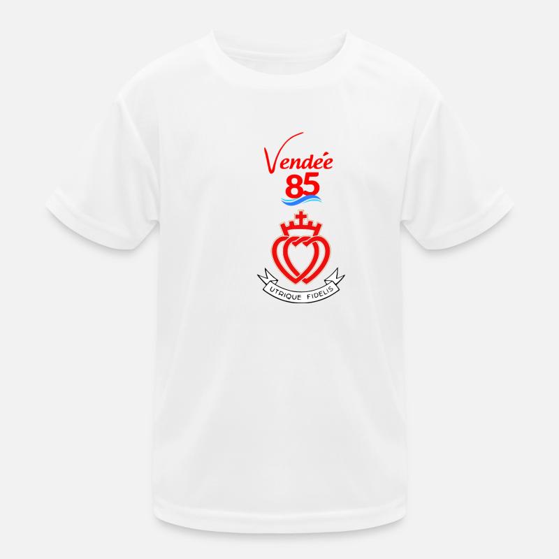 Vendée - Kids Functional T-Shirt - white