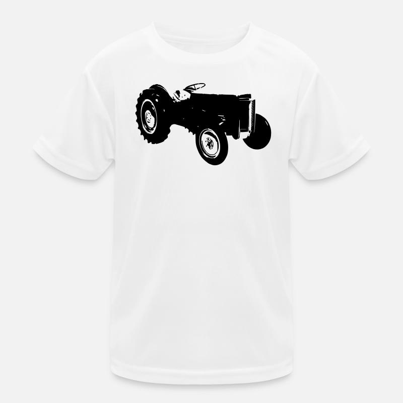 old tractor old tractor Kids Functional T-Shirt