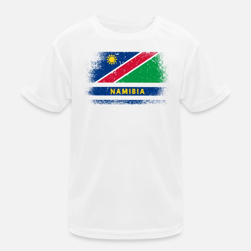 Namibia Flaggen Design Kinder Funktions-T-Shirt