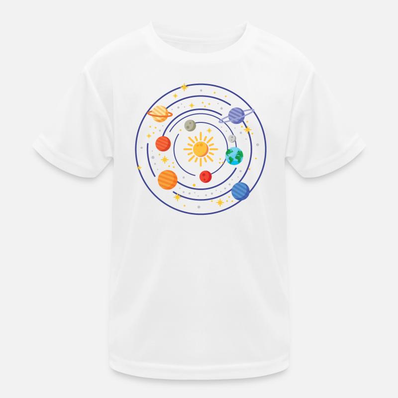 Sonnensystem Kinder Funktions-T-Shirt