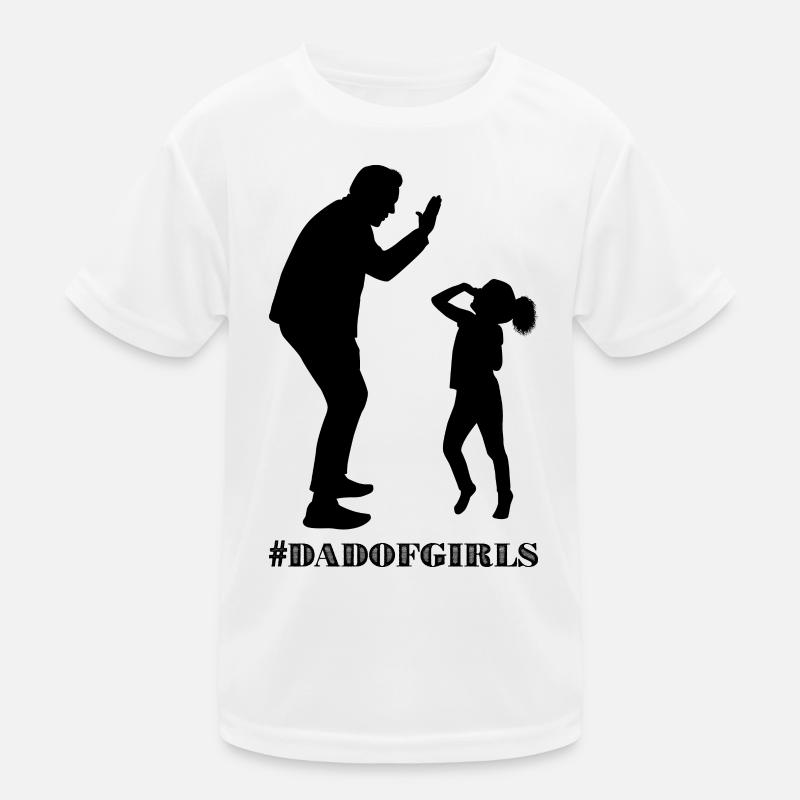 Vater von Mädchen Kinder Funktions-T-Shirt